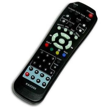 Mando SATELITE para KAON KAO200 Color Negro