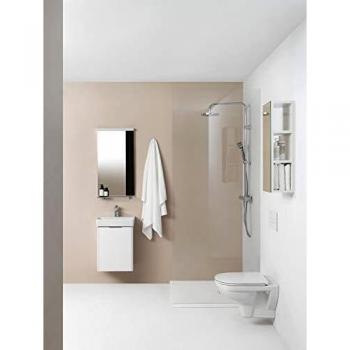 Mueble Bajo de Lavabo Laufen Pro, 1 Puerta Izquierda, 41.5x32x53cm, Color Ulme Oscuro