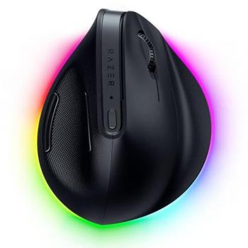 Razer Pro Click V2 Ratón Vertical Inalámbrico Ergonómico para Diestros - Bluetooth, USB Type-C, Óptico 30000 DPI