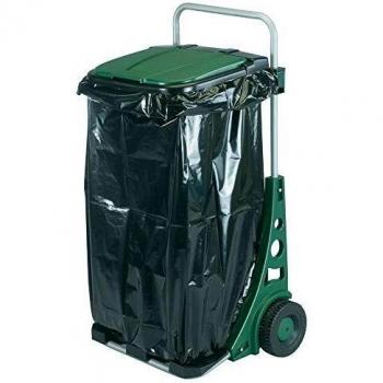 Altuna Carro para Basura con Dos Ruedas, Carro jardín, Porta Basura