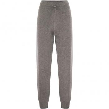 Fabiana Filippi Women's Wool-Blend Jogging Trousers in Grey | Size 38 | PAD214F296I959