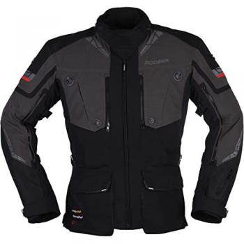 Chaqueta textil para motocicleta Modeka Panamericana II negro gris oscuro, talla XL