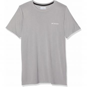 Columbia Nostromo Ridge Camiseta de Manga Corta, Hombre, Grey, XXL