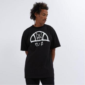 Camiseta Ellesse Pivio Oversized Negro de Algodón para Hombre y Mujer