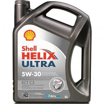 Aceite de motor Shell Helix Ultra ECT C3 5W30 - 5 Litros