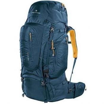 Ferrino Transalp Mochila, Azul/Amarillo, 60 L