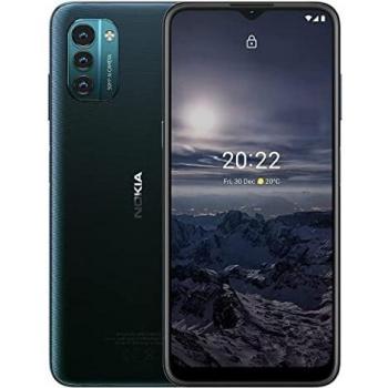 Smartphone Nokia G21, 4G, Pantalla de 6,5 HD+, 90Hz, NFC, Android 11, 4 GB de RAM, 128 GB de ROM, Batería de 5050 mAh, Triple Cámara de 50 MP, Compatible con Carga Rápida de 18 W - Nordic Blue
