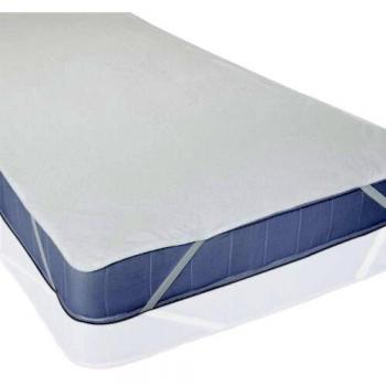 Lumaland Protector de Colchón Impermeable y Transpirable - Funda para Colchón Suave de 100% Algodón - Cubre Colchón Hipoalergénico y Ajustable para Sujeción Total - 180 x 200 cm
