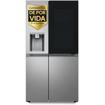 Frigorífico Side By Side LG Serie 800 con Instaview Door-In-Door, 628L, Inox Antihuellas, Clasificación D
