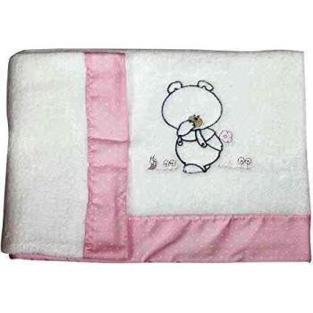 Babyline Coralina Pepo - Juego de sábanas de mini cuna, unisex, color rosa