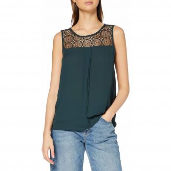 Only ONLVENICE S/L Lace Top Noos WVN Blusas, Green Gables, 36 para Mujer
