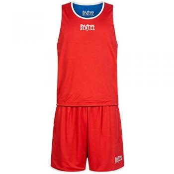 Reversible Sleeveless Training Set (Red/Blue) for Men - XS