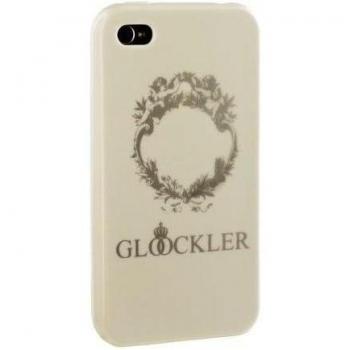 Glööckler Angels - Carcasa de diseño para Apple iPhone 4, color blanco