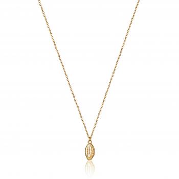 Amelia Parker Shell Queen Women's Jewelry Set: Necklace, Earrings, and Bracelet