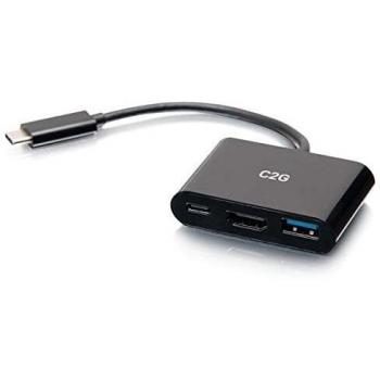 Estación de Conexión USB-C C2G con Puertos HDMI y USB 3.0
