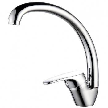 Grifo fregadero monomando caño alto