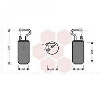 Filtro deshidratador de aire Van Wezel 5900D097