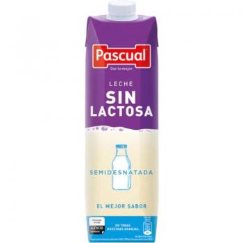 Leche Semidesnatada Pascual Sin Lactosa 1L