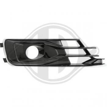 Rejilla de Ventilación para Parachoques DIEDERICHS 1028146, Compatible con AUDI A6 C7 Berline y Proyector Antibrouillard