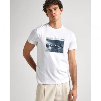 Camiseta de hombre Pepe Jeans Ciel blanco manga corta - Moda masculina