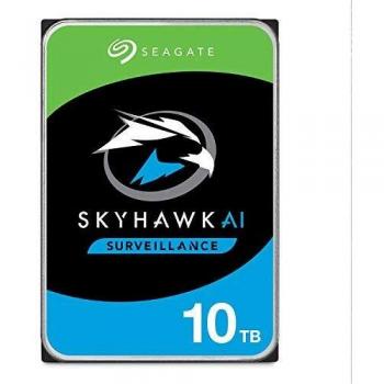Disco Duro Interno Seagate SkyHawk AI 10 TB, 3.5, CMR, SATA III, 256 MB