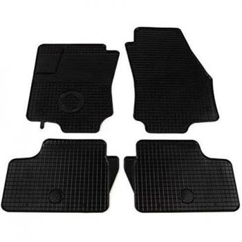 vidaXL Juego Alfombrillas de Coche 4 Piezas a Medida Goma Esterillas Alfombras
