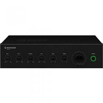 Amplificador Mezclador Mono Monacor PA-704, 70W, 4 Canales
