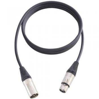 AH Cables KM15FMBLK 15m XLR Audio Cable (1x Female XLR - 1x Male XLR) Black