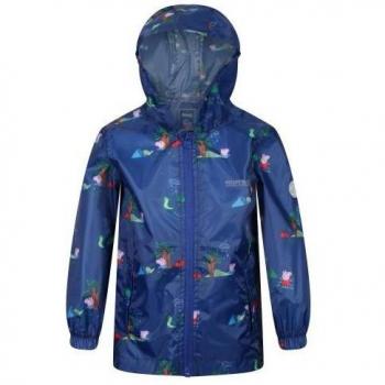 Chaqueta Impermeable Peppa Pig para Niños/Niñas de Regatta - Características: impermeable, diseño de Peppa Pig, adecuada para niños y niñas, material ligero y transpirable, cierre con cremallera, capucha
