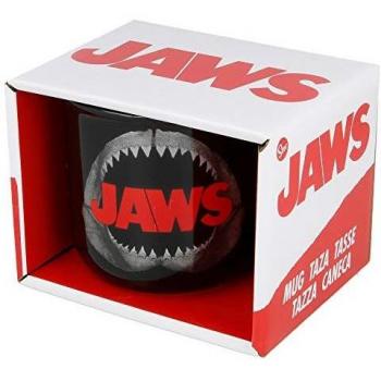 TAZA CERAMICA DESAYUNO 400 ML | EN CAJA REGALO TIBURON