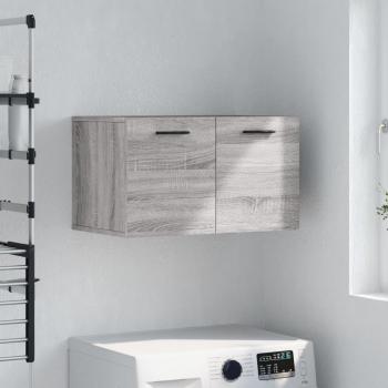 Gabinete de pared gris Sonoma 60x36,5x35cm madera multicapa
