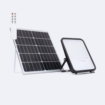 Foco Proyector LED Solar 3850 lm IP65 con Control Remoto Nurda 4000K Blanco Neutro
