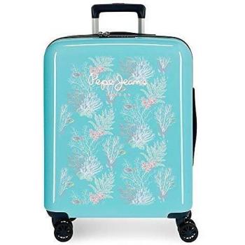 Pepe Jeans Taking off Maleta de cabina Verde 38x55x20 cms Rígida ABS Cierre TSA 38.4L 2,9Kgs 4 Ruedas dobles Equipaje de Mano