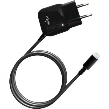 Puro PUMT012 - Mini transformador, 1 A, conector Lightning, color negro