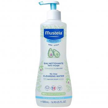Mustela Physiobebé Fluido Limpiador Sin Aclarado, 300 Ml - Agua limpiadora para bebé, sin necesidad de aclarado, formulación suave y respetuosa con la piel del bebé