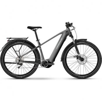 Bicicleta Eléctrica Haibike Trekking 4 High 2023 Gris Talla S