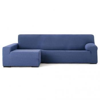Funda Chaise Longue Brazo Largo Izquierdo Bielástica Jaz Azul 180 x 120 x 360 cm