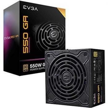 EVGA SuperNOVA 550 GA, 80 Plus Gold 550W, Totalmente Modular, Eco Mode, Incluye Power ON Self Tester, Tamaño Compacto de 150 mm, Fuente de Alimentación 220-GA-0550-X2
