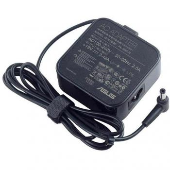 Cargador ASUS 65W 19V 3.42A para Portátiles Serie A, Conector 5.5mm x 2.5mm, Adaptador de Corriente AC Negro, Modelo 0A001