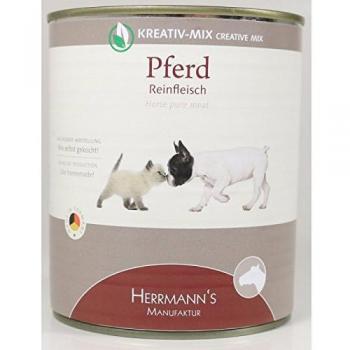 Herrmanns Bio Carne pura 24 x 800 g - Pack Ahorro - Caballo