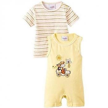 Julius Hüpeden Safari im Set mit T-Shirt-Mono Bebé-Niños-Bebé-Niñas    Mehrfarbig