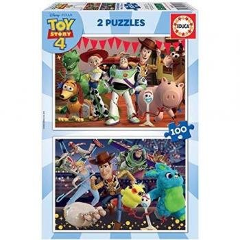 Educa - Toy Story 4 2 Puzzles de 100 Piezas, Multicolor