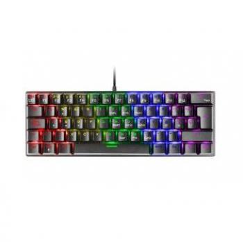 Teclado Mecánico Mars Gaming MK60 Negro FRGB, Switch Mecánico Azul, Antighosting, Layout Portugués