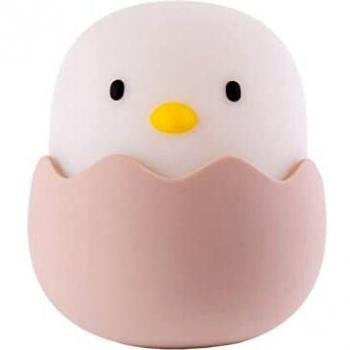 Greenice Lampara nocturna de mesa LED Infantil quitamiedos y recargable Chicken