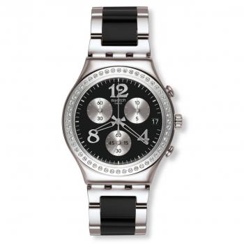 Swatch Women's Quartz Watch Swatch Touch Secret Thought Black YCS551G