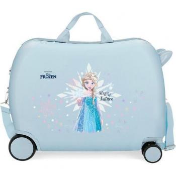 Maleta infantil 2 ruedas multidireccionales Frozen Magic Ice