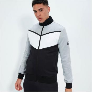Chaqueta deportiva Ellesse Forma Track Top en color gris y negro para hombre