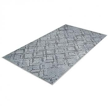 Alfombra de poliéster estampada 100 x 150 cm modelo Cubos multicolor
