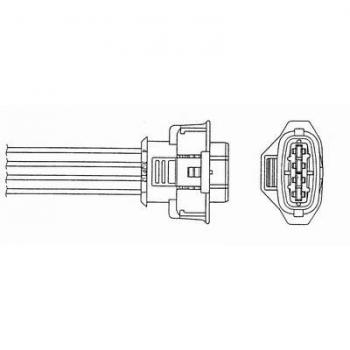 Sonda Lambda NGK 1525 para Opel Vectra C y Signum CC, Sensor de Oxígeno de Alta Precisión