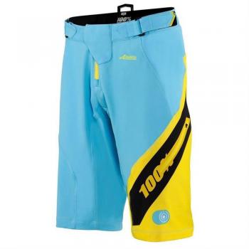 Inconnu Airmatic Honor pantalón Corto para Hombre, Hombre, Color Azul/Amarillo, tamaño FR : 28